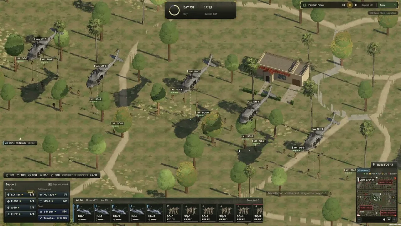 Ebbtide Helicopter Operations: Group Movement & Formations